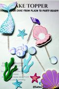 Mermaid Paradise Cake topper set