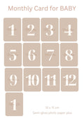 Baby Milestone Cards(monthly, first year)