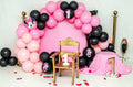 Pink, Peach and Black Minnie Mouse - Decor Pack