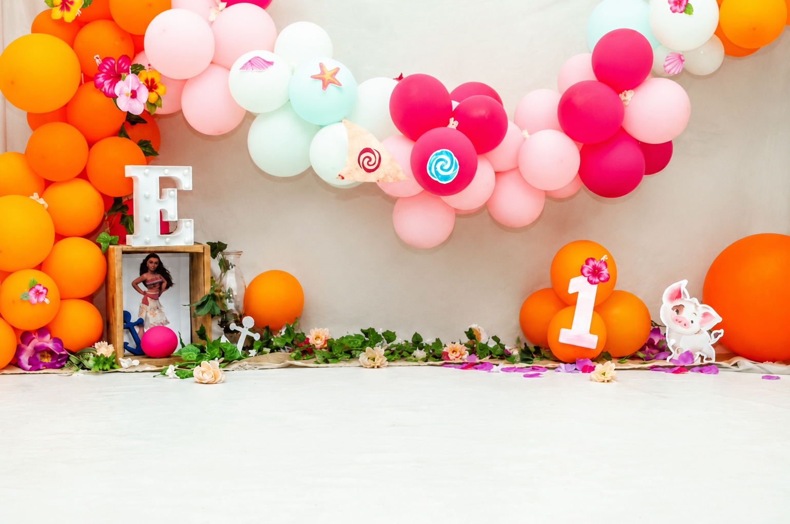 Baby Moana Paradise Celebration- Decor Pack
